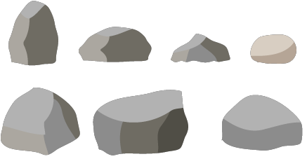 色々な石